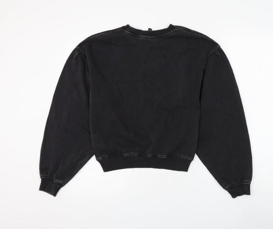 Womens UK Size XS Divided by H&M Grey Pullover Sweatshirt