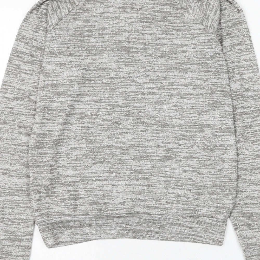 Primark Womens Grey Polyester Pullover Sweatshirt Size 4 Pullover