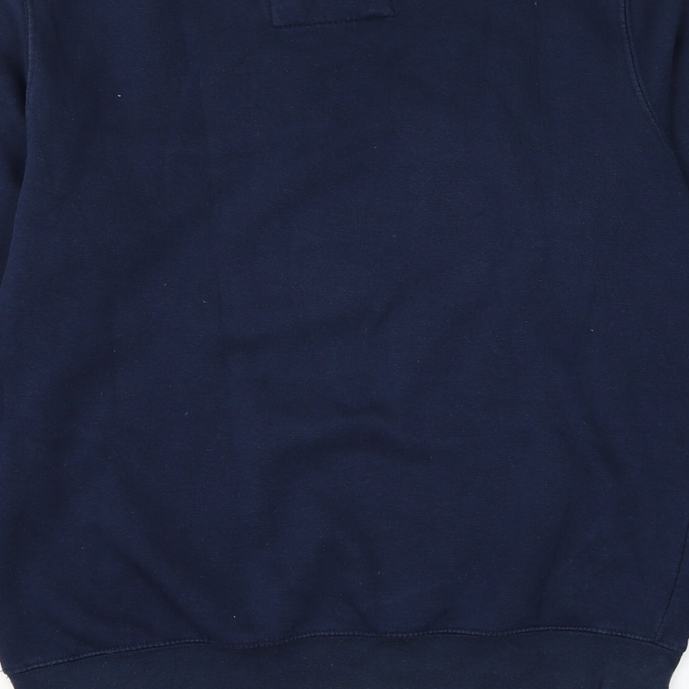 Womens UK Size S Pull&Bear Blue Pullover Sweatshirt