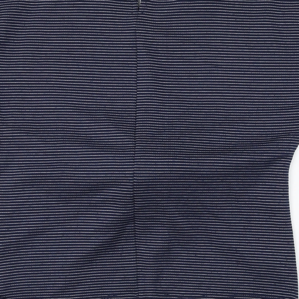 Womens UK Size M Savida Blue Basic T-Shirt