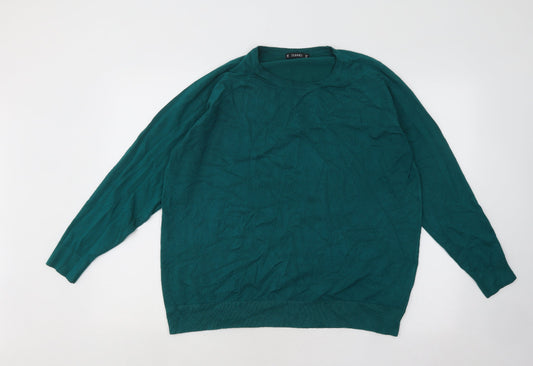 Womens UK Size 2XL Dunnes Stores Green Pullover Jumper