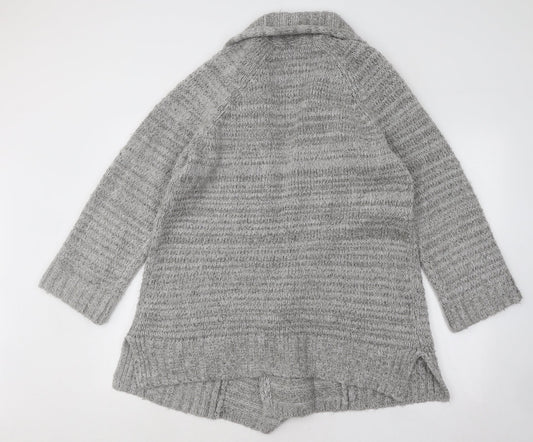 Womens UK Size 12 Cherokee Grey Cardigan Jumper
