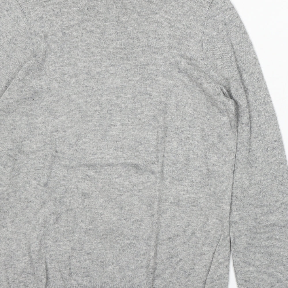 Womens UK Size 10 BHS Grey Pullover Jumper
