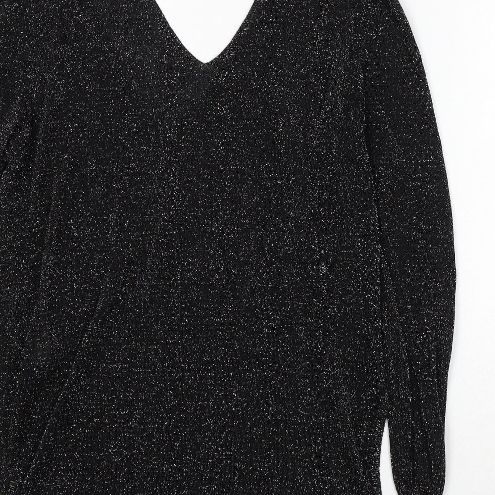 Womens UK Size 12 Peacocks Black Pullover Jumper
