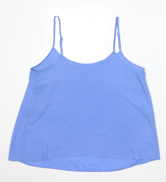 Womens UK Size 14 Atmosphere Blue Basic Blouse