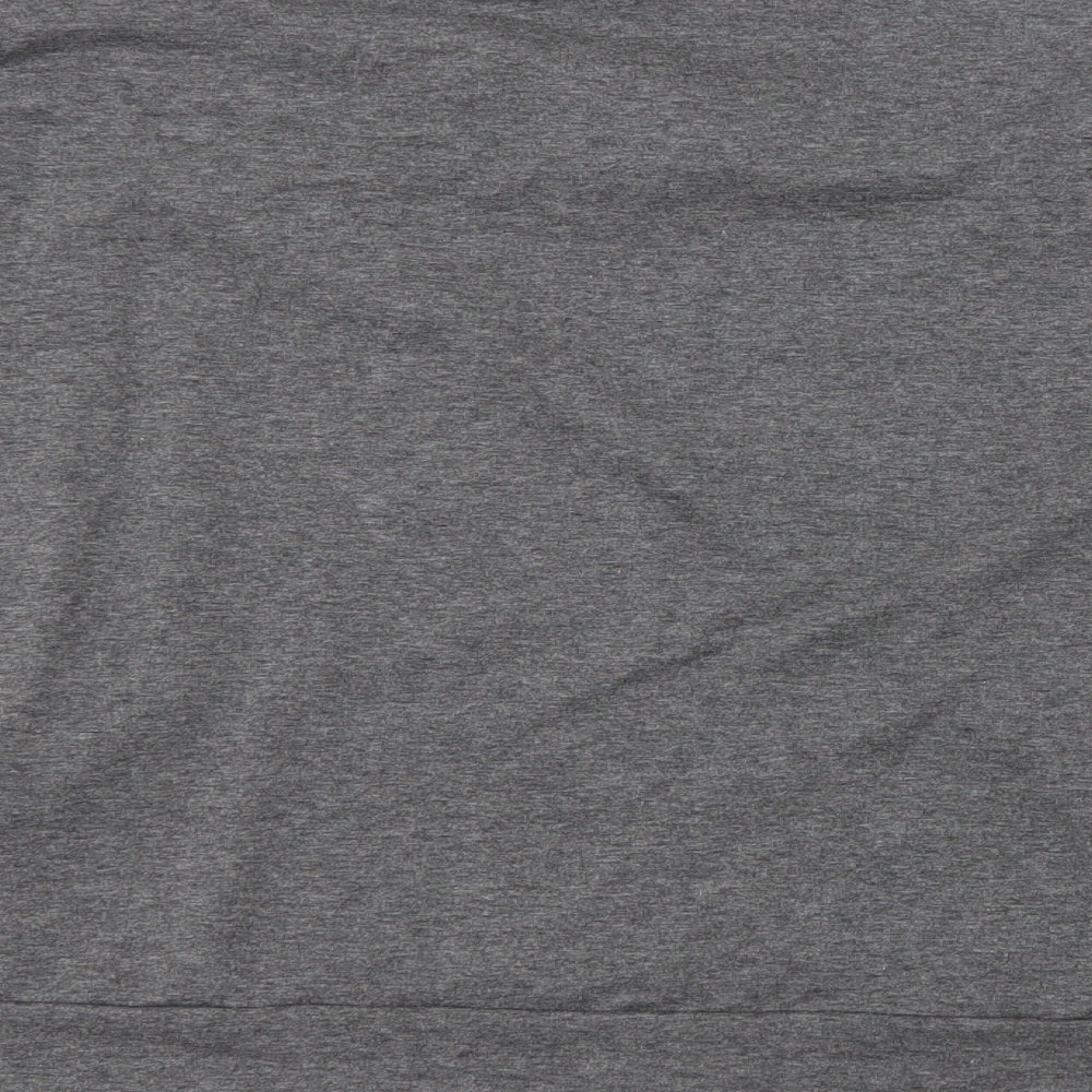 Womens UK Size M Preworn Grey Basic T-Shirt