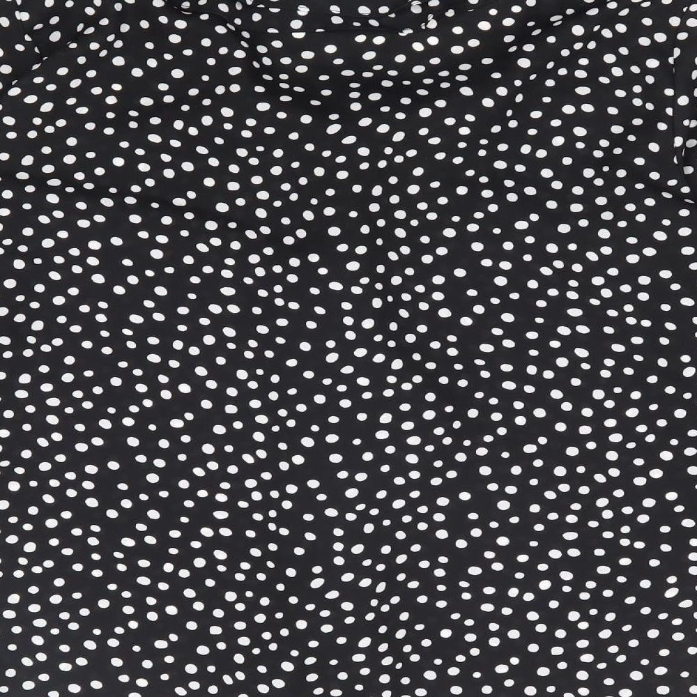 Womens UK Size 10 Dunnes Stores Black Basic Blouse