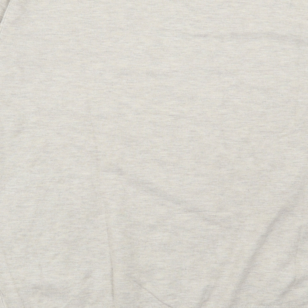 Debenhams Mens Beige Round Neck Viscose Pullover Jumper Size M