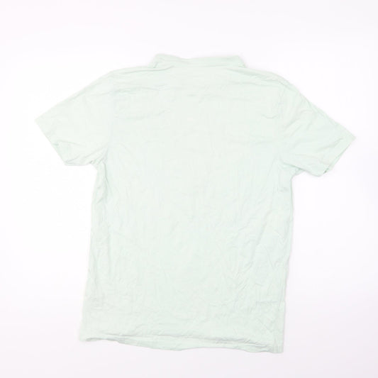 Womens UK Size S Dunnes Stores Green Basic T-Shirt