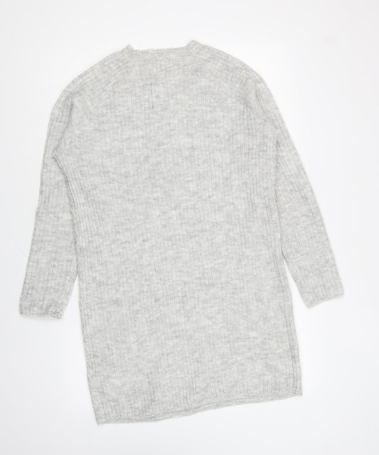 Womens UK Size XS Only Grey Pullover Jumper