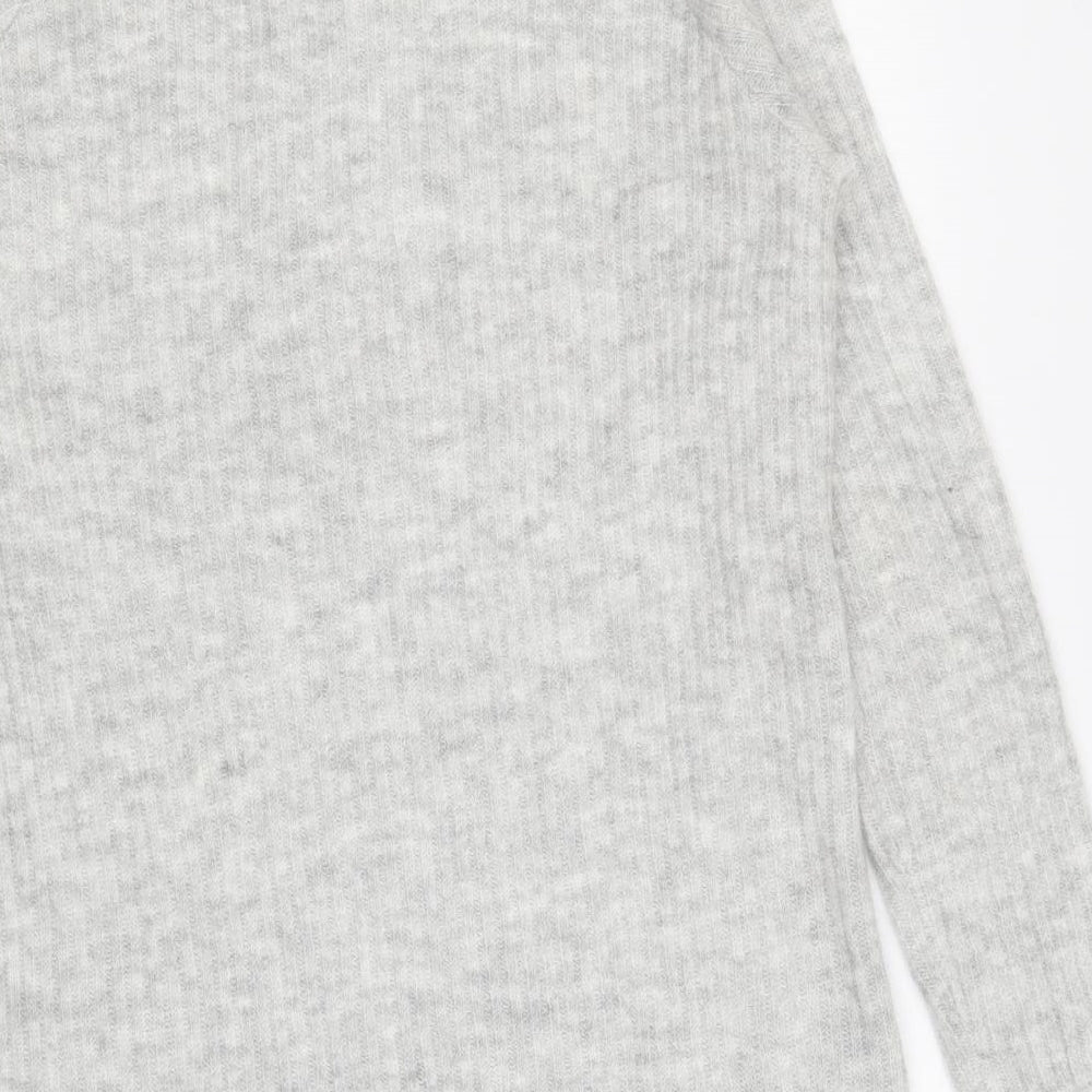 Womens UK Size XS Only Grey Pullover Jumper