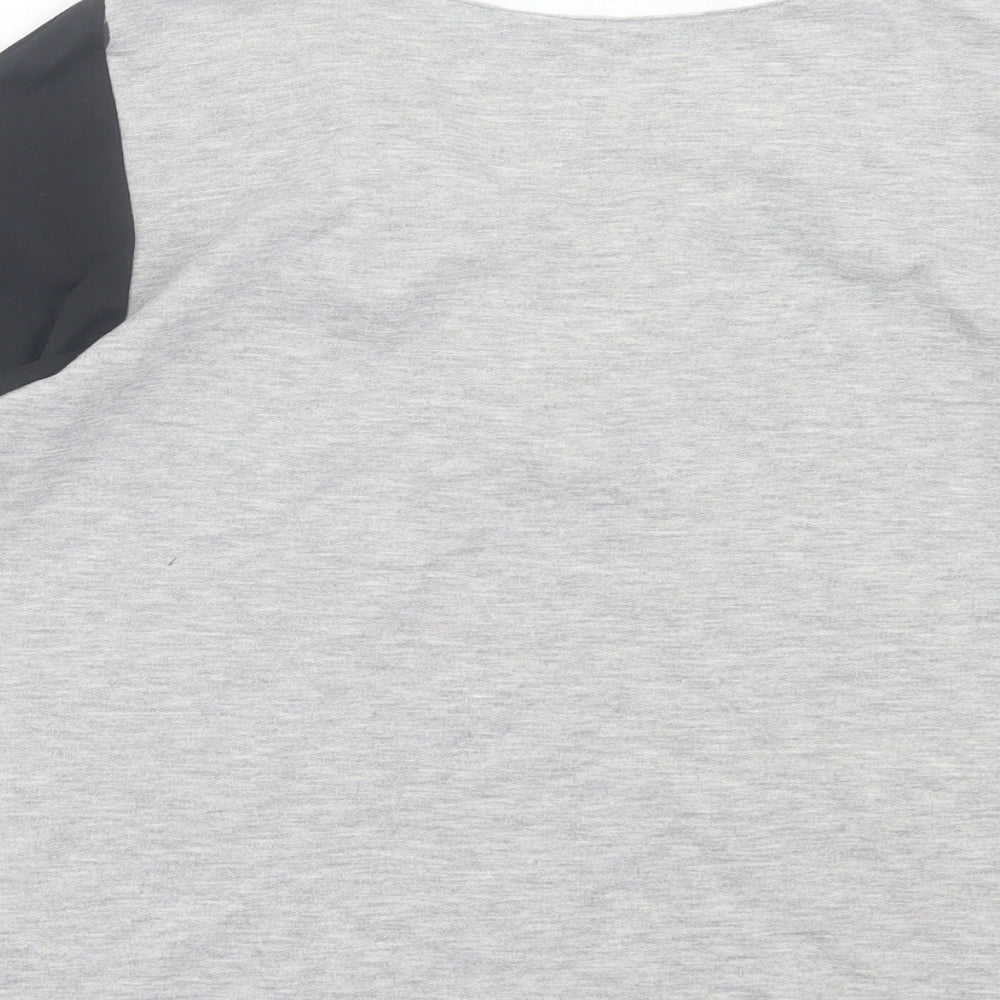 Womens UK Size 8 Select Grey Cropped T-Shirt