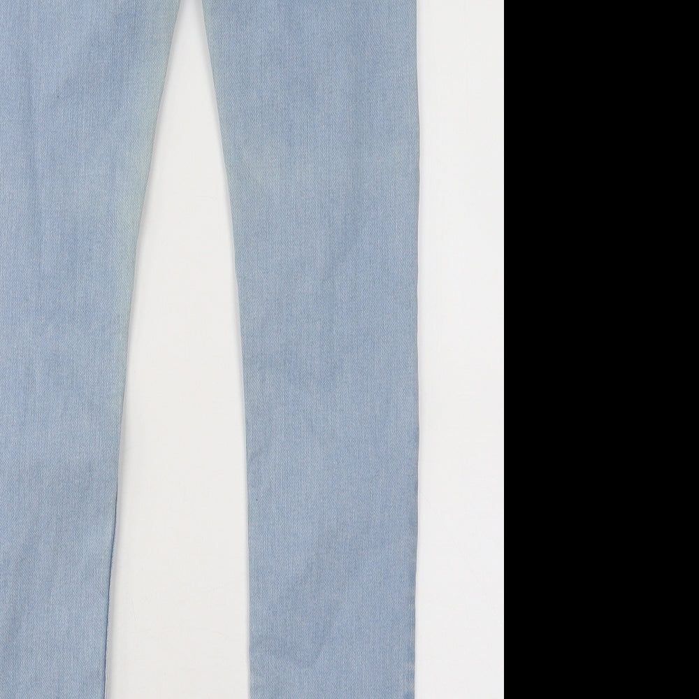 Mens UK Size 28 in Topman Regular Fit Skinny Blue Jeans