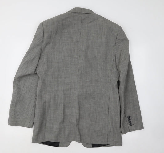 Mens UK Size 40 Marks and Spencer Regular Grey Suit Jacket