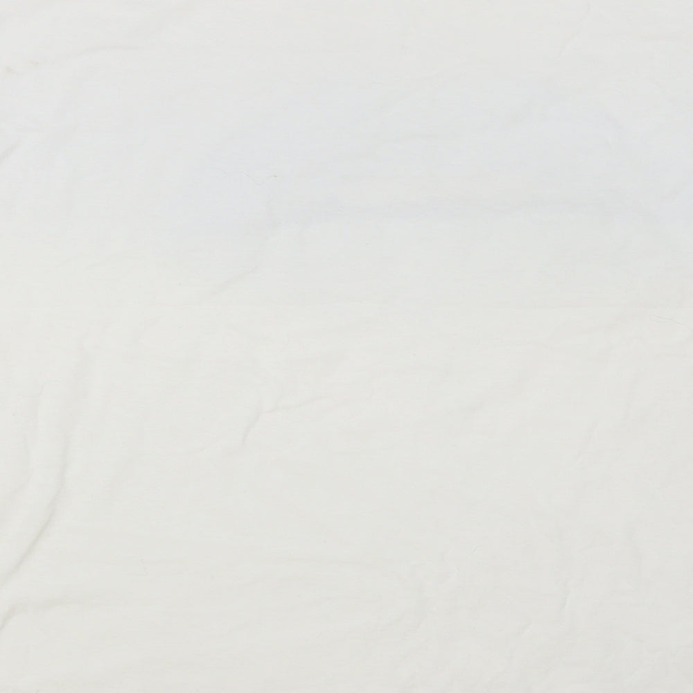 Womens UK Size L Fruit of the Loom White Basic T-Shirt