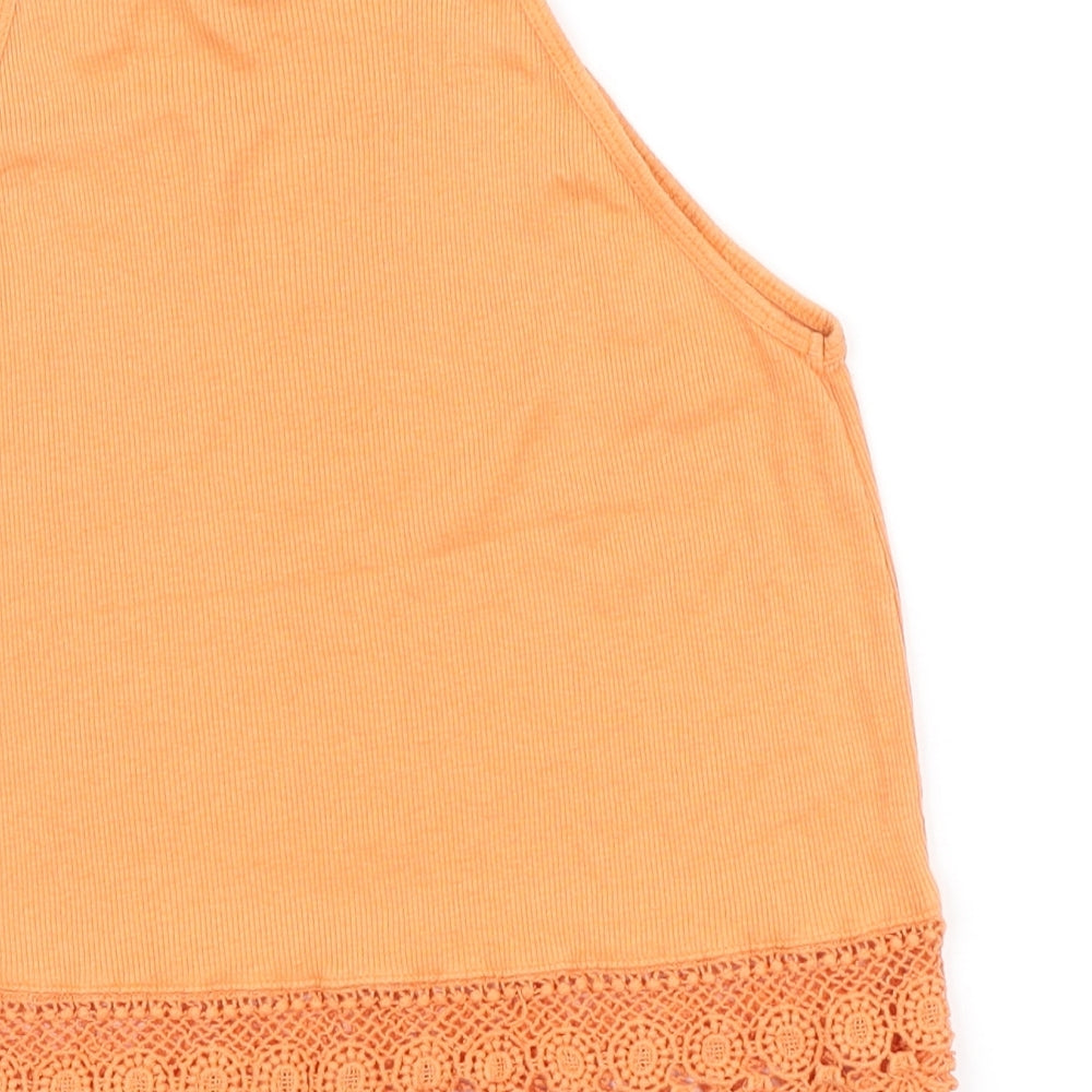 Womens UK Size 8 New Look Orange Camisole Tank