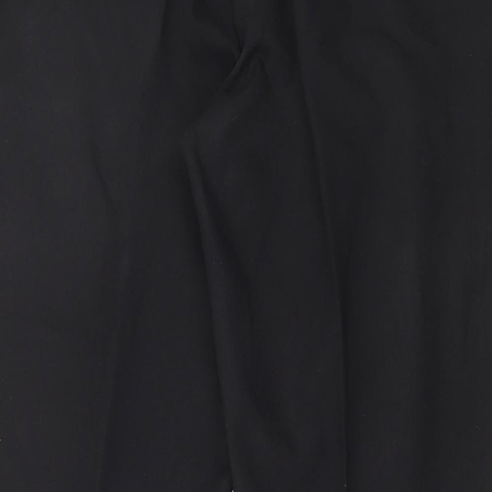 Womens UK Size 36 in Preworn Regular Fit Black Trousers