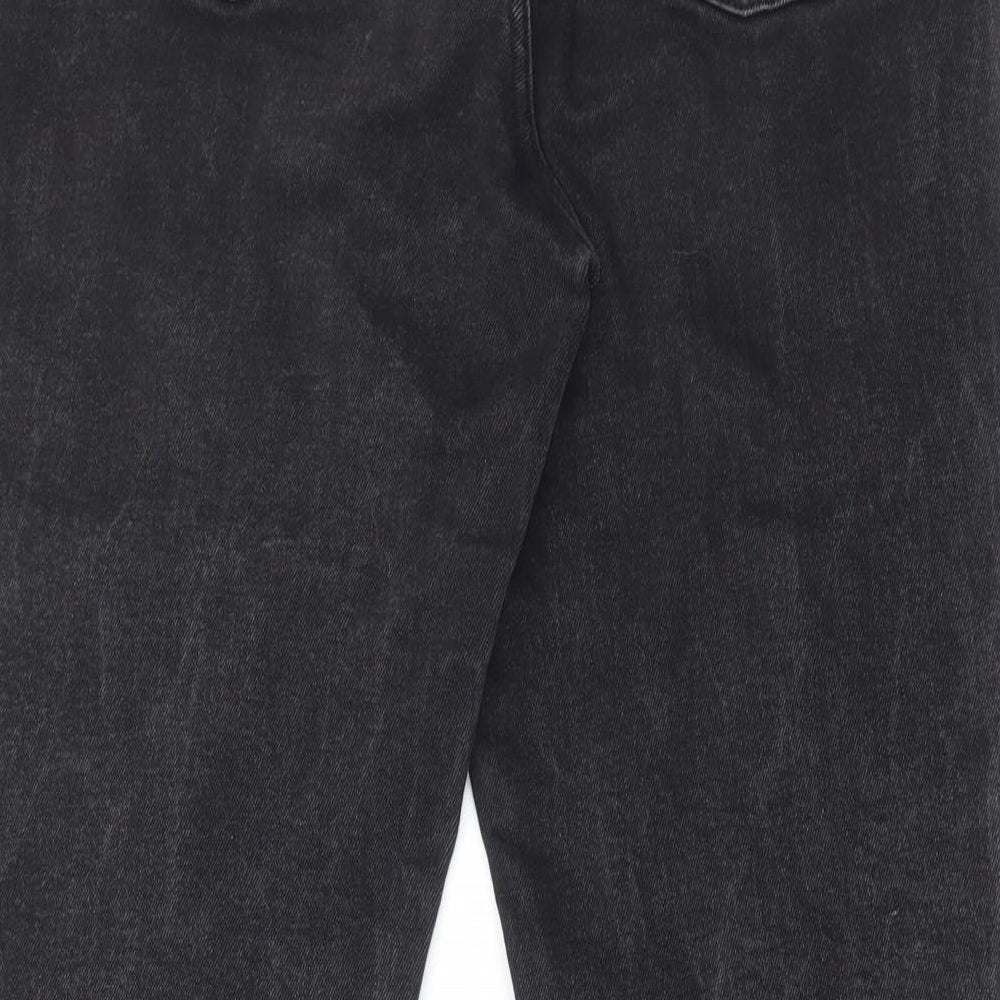 Denim & Co. Womens Black Cotton Skinny Jeans Size 14 L27 in Regular Zip