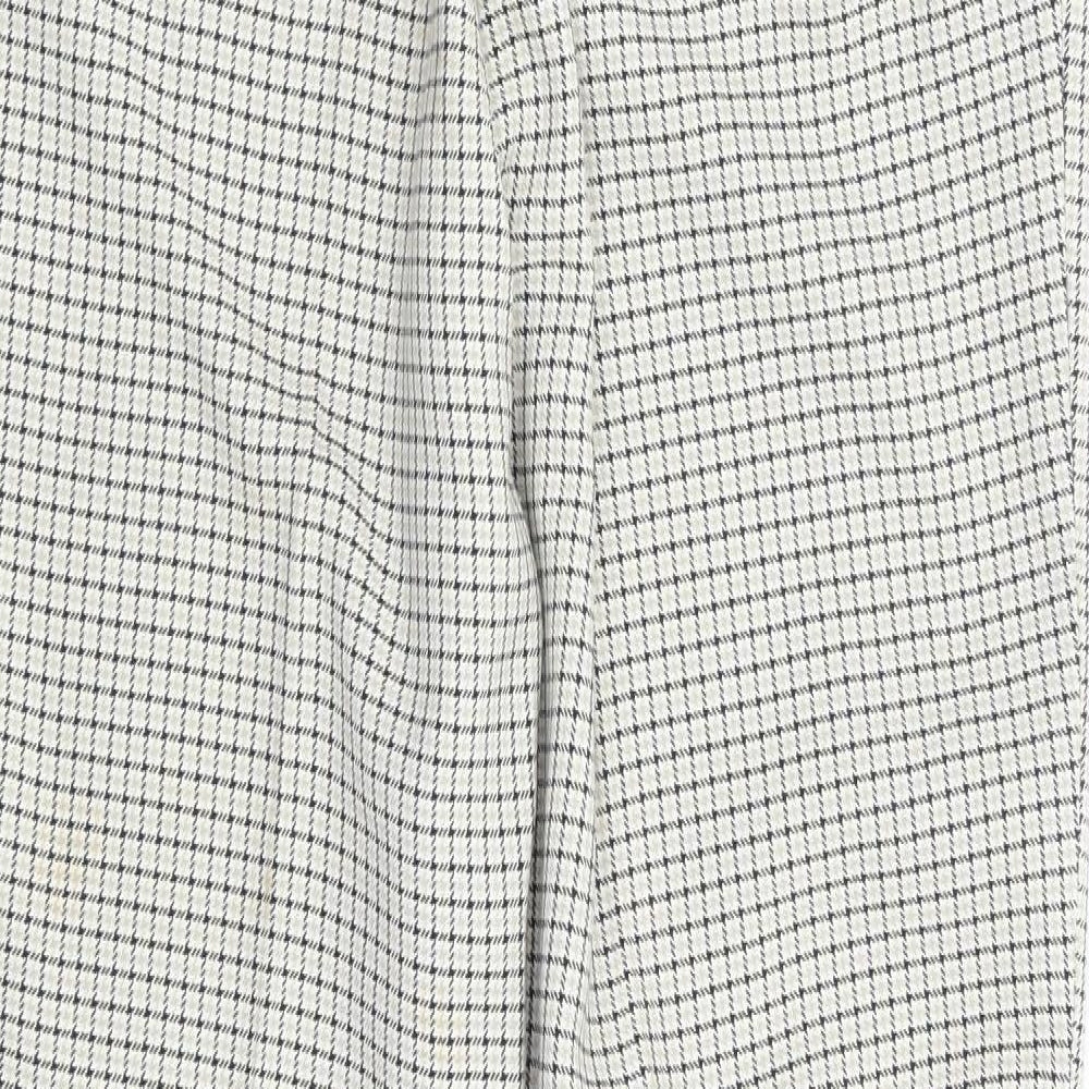Womens UK Size 14 Preworn Regular Fit Beige Trousers