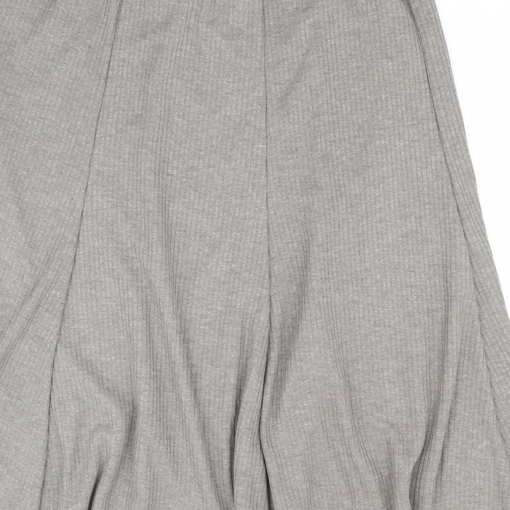 Finn Karelia Womens Beige Polyester Trumpet Skirt Size 14 - Ribbed