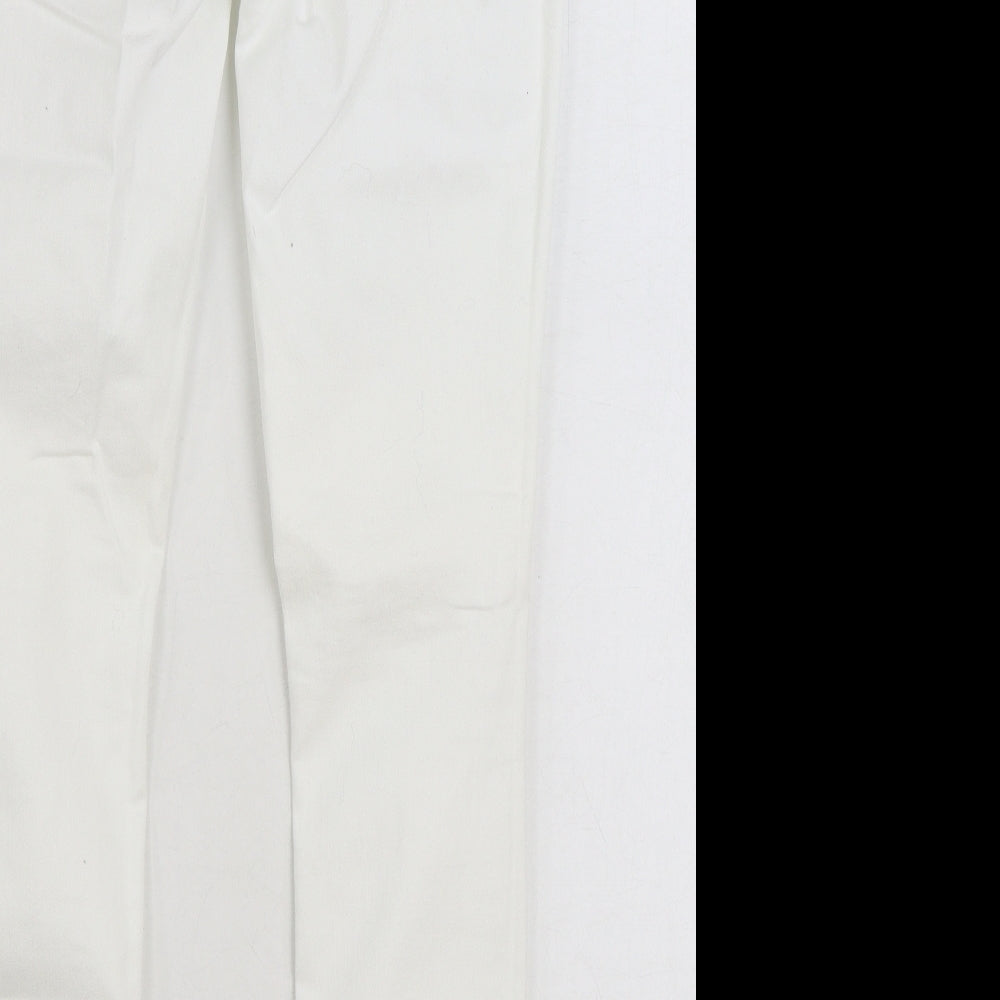 Old Navy Womens White Cotton Skinny Jeans Size 30 in L29 in Regular Zip