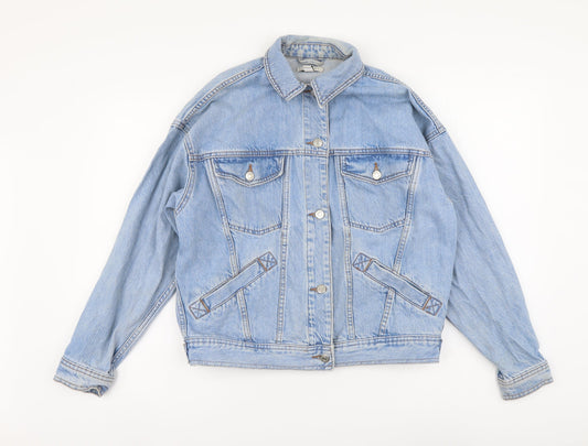 Womens UK Size 6 Topshop Blue Jacket