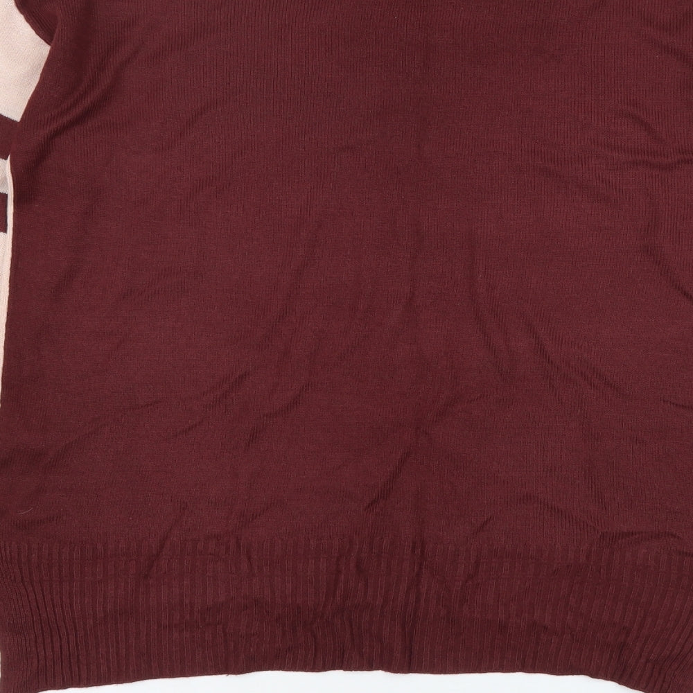 Womens UK Size XS NEXT Pink Pullover Jumper