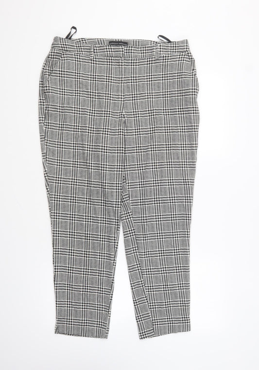 Womens UK Size 12 Dorothy Perkins Regular Fit Black Trousers