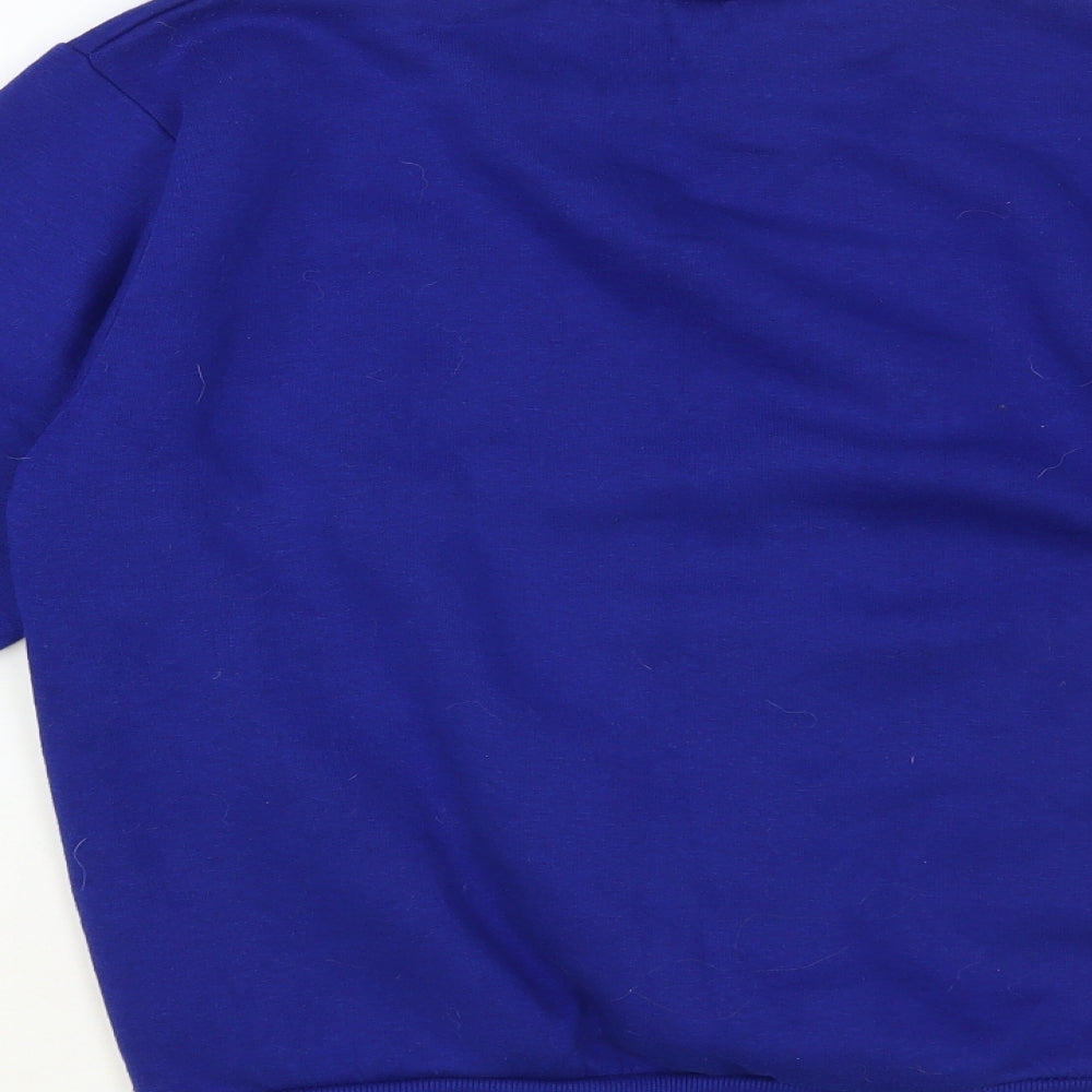 Preworn Womens Blue Polyester Pullover Sweatshirt Size XS Pullover - Santa Floss