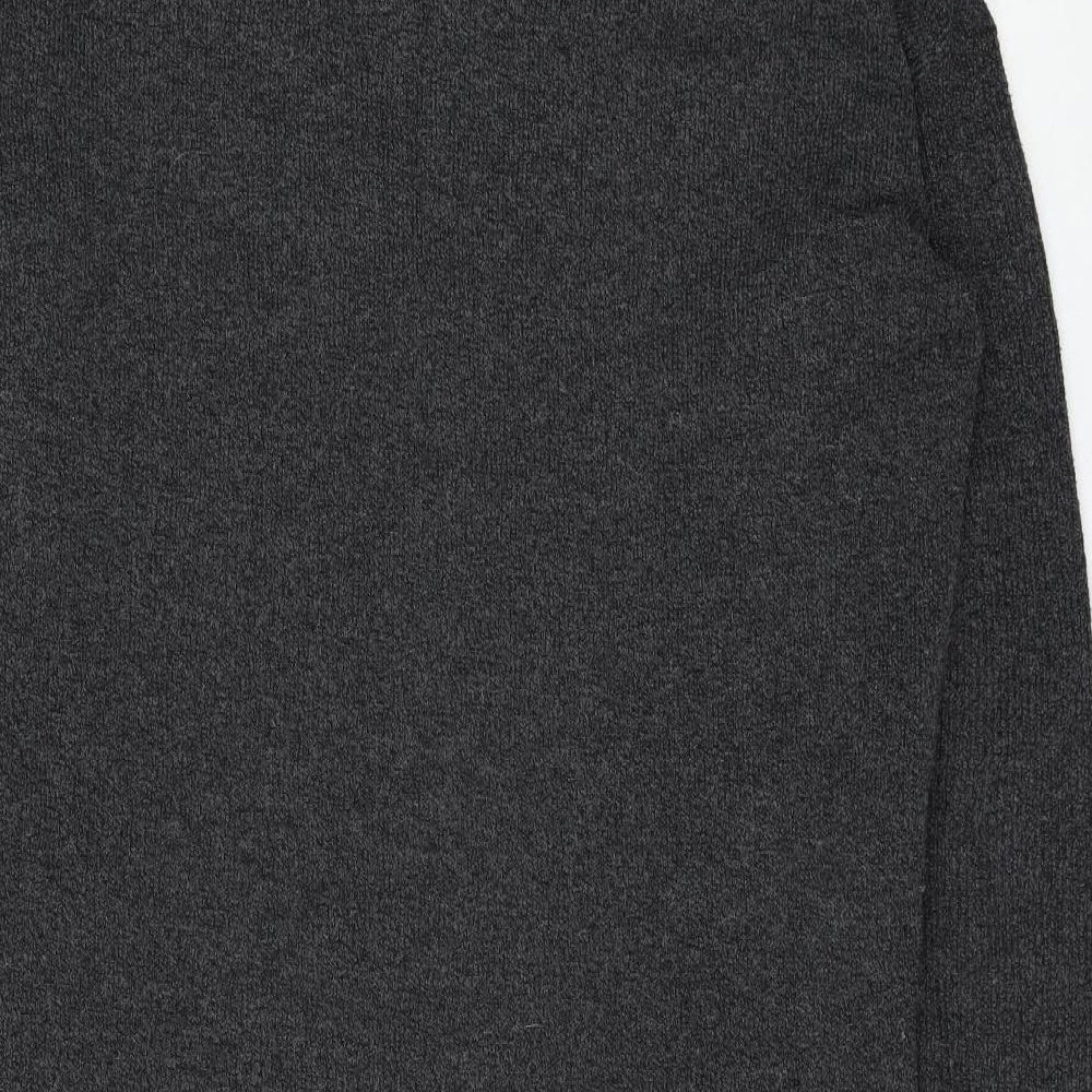 Primark Womens Grey Roll Neck Polyester Pullover Jumper Size 10