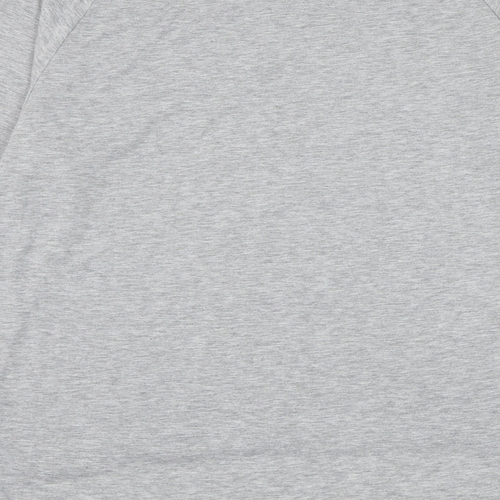 SheIn Womens Grey Boat Neck Polyester Pullover Jumper Size 2XL