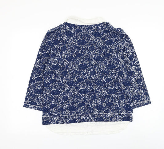 Womens UK Size 12 Marks and Spencer Blue Pullover Jumper
