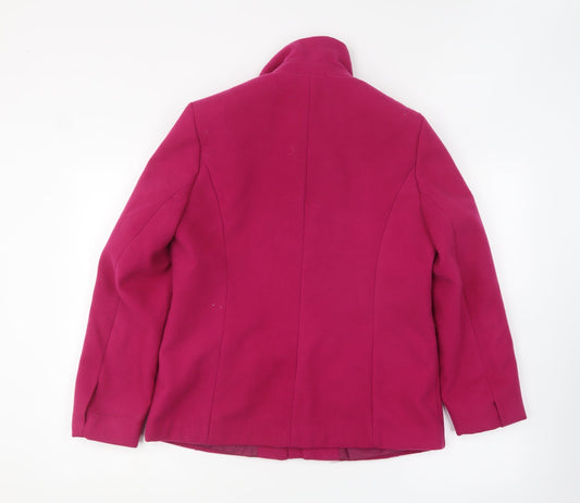Womens UK Size 14 Gerard Pink Overcoat