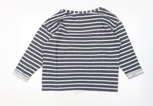 Womens UK Size M Dunnes Stores Blue Pullover Sweatshirt
