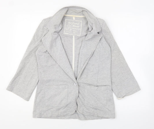 Womens UK Size 8 Denim & Co. Grey Jacket