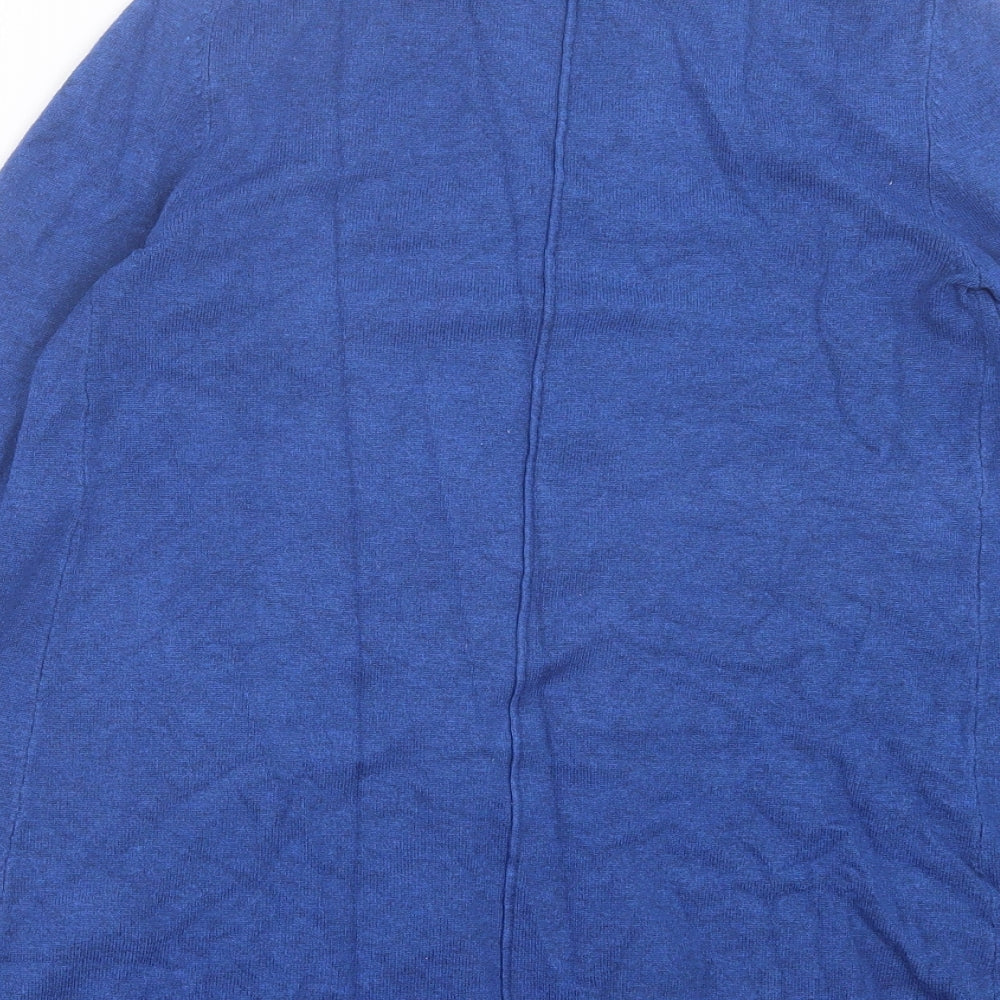 Womens UK Size S Zara Blue Cardigan Jumper