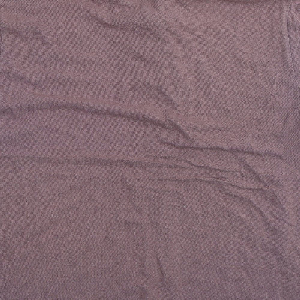 Jacamo Mens Red Cotton Polo Size 2XL Collared Button