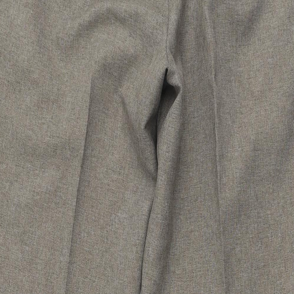 Mens UK Size 34 in Simon Taylor Extra-Slim Fit Beige Trousers