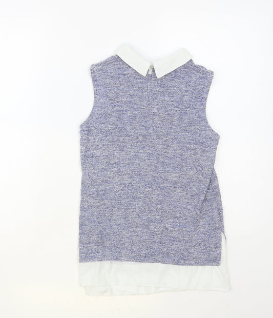 Womens UK Size 6 Atmosphere Blue Basic Blouse