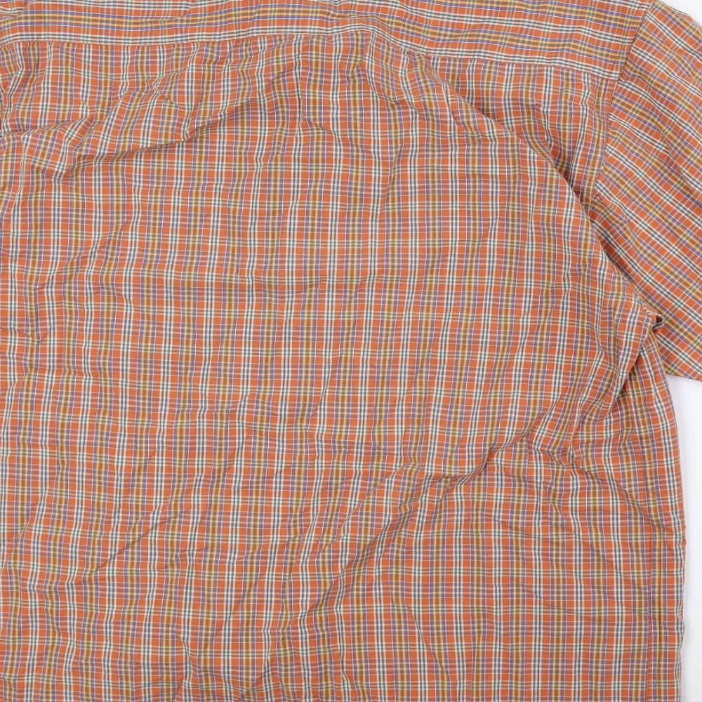 Mens UK Size L First Avenue Classics Multicoloured Button-Up Short Sleeve Casua