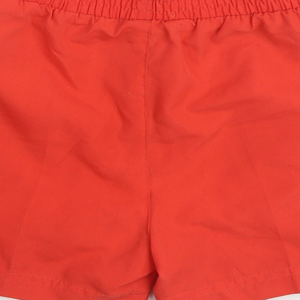 Slazenger Boys Red Polyester Sweat Shorts Size 3-4 Years Regular Drawstring - Swim Wear