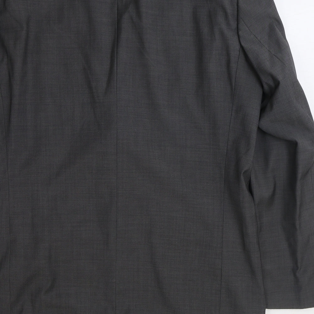 Mens UK Size 42 Lanificio Regular Grey Suit Jacket