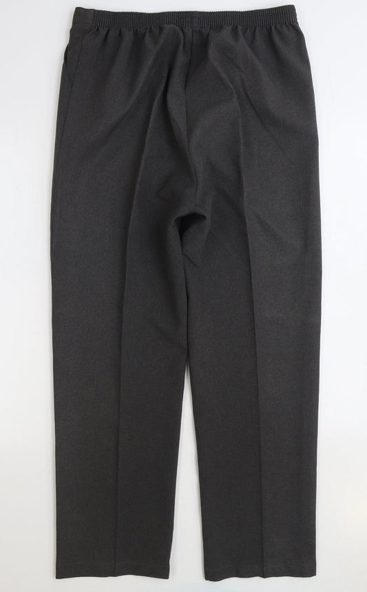 Womens UK Size 16 Sarah Hamilton Regular Fit Grey Trousers