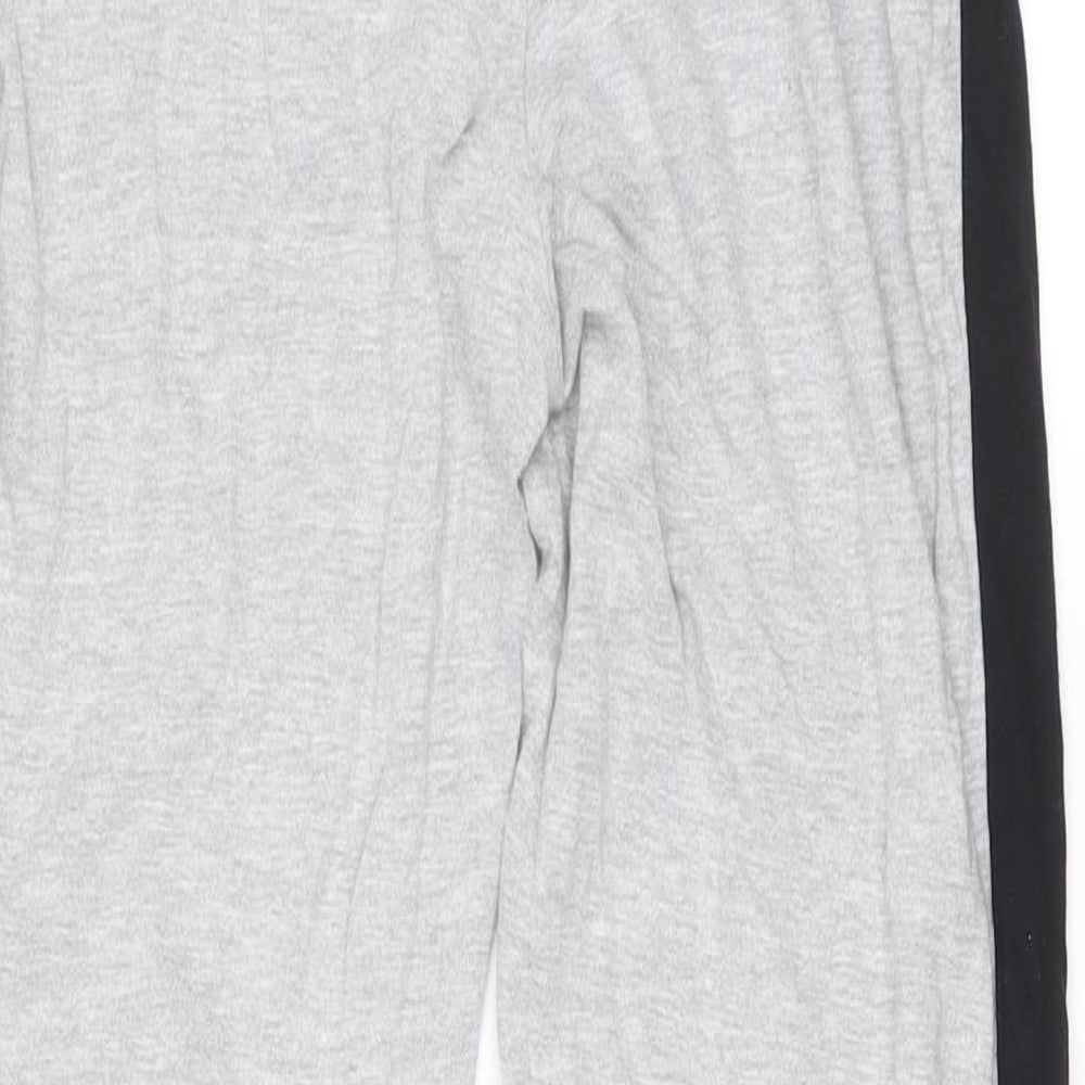 Dunnes Stores Mens Grey Cotton Snow Pants Trousers Size 31 in L27 in Regular Drawstring