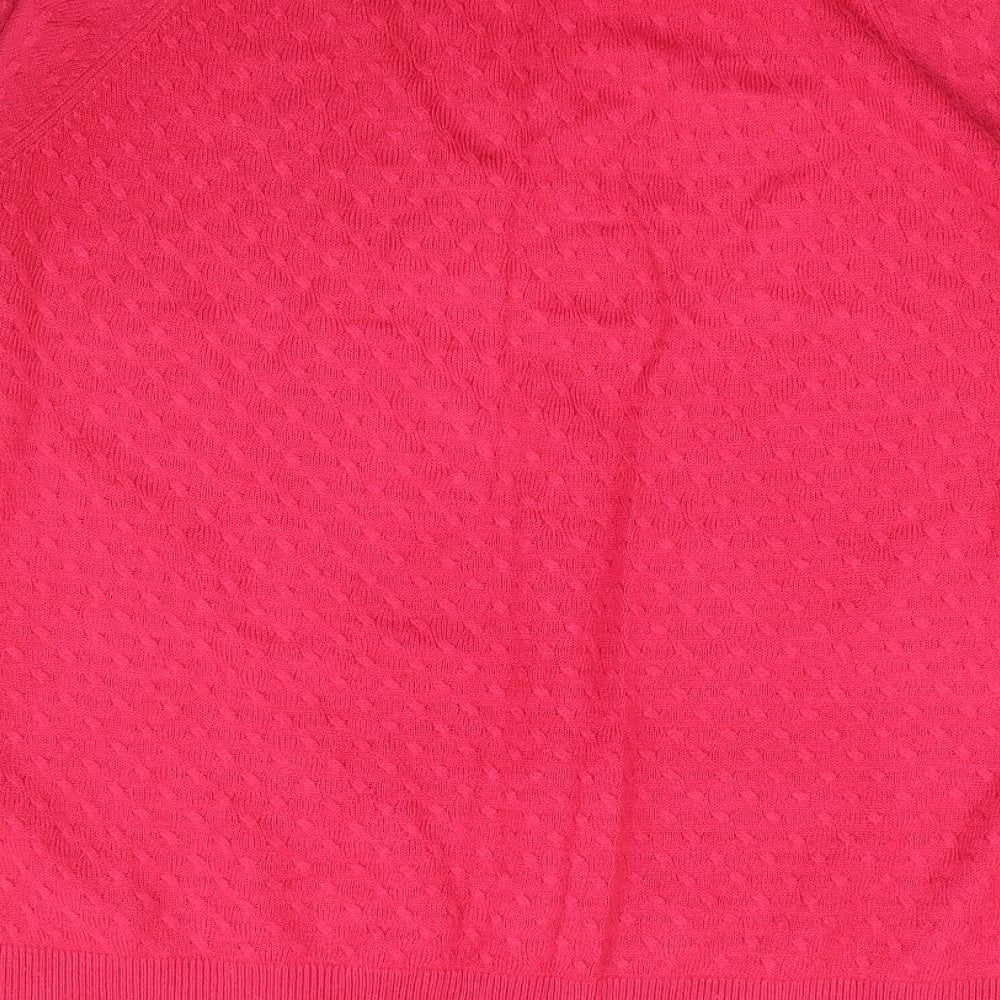 Womens UK Size 14 Per Una Pink Pullover Jumper