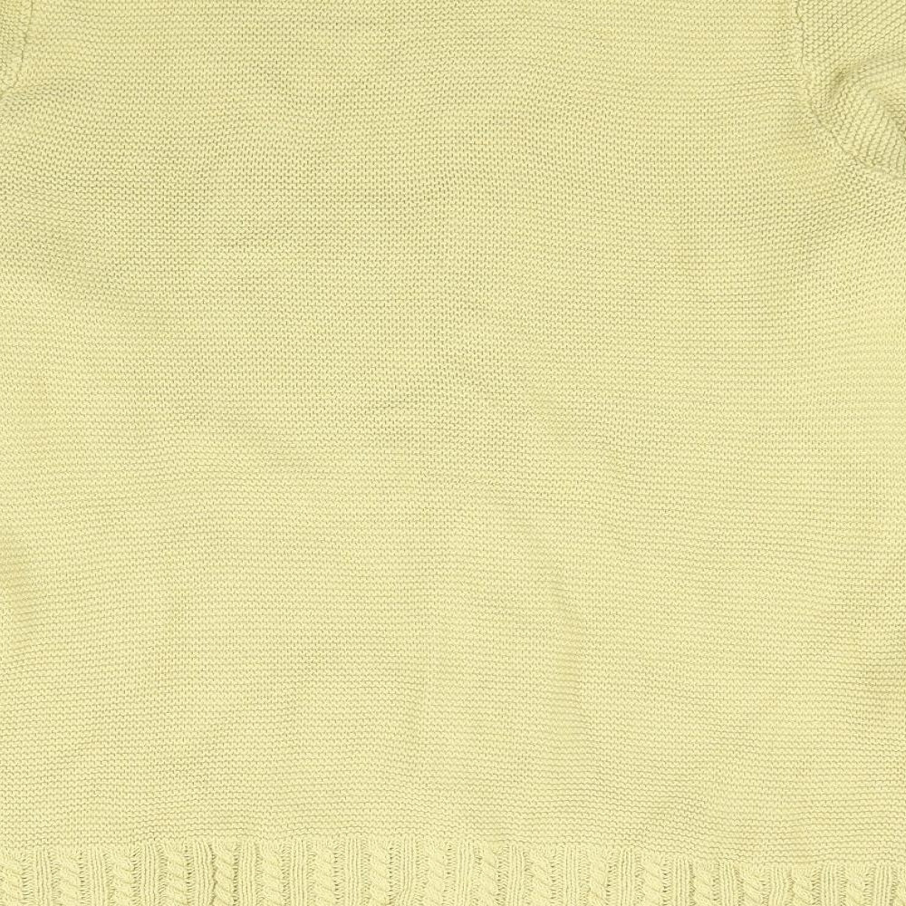 Womens UK Size 12 Bonmarché Yellow Pullover Jumper