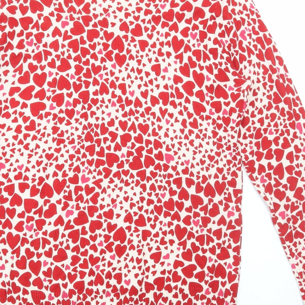 Womens UK Size S Oasis Multicoloured Pullover Jumper