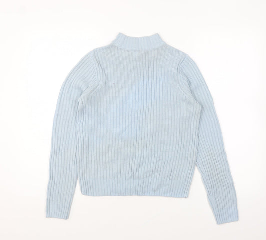 Womens UK Size XS H&M Blue Pullover Jumper