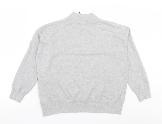 Womens UK Size M Marks and Spencer Grey Pullover Jumper