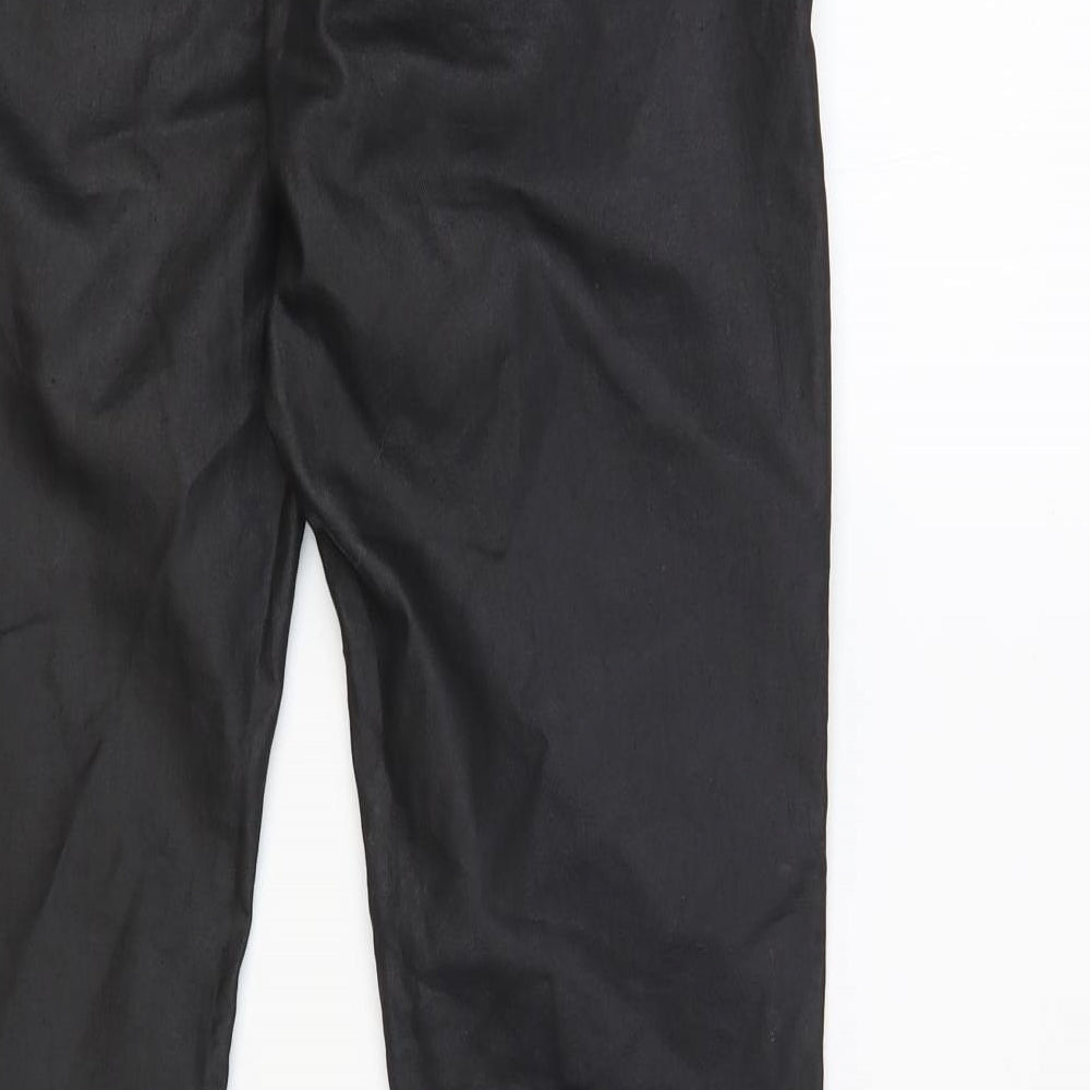 Womens UK Size 29 in Jack Wills Regular Fit Black Trousers